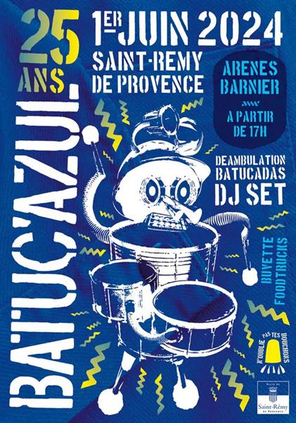 Les 25 ans de la Batuc'Azul ! (avec Gang'Jolo, Oumpack, Viagem Samba, Jimmy-Samba-Mix) en concert